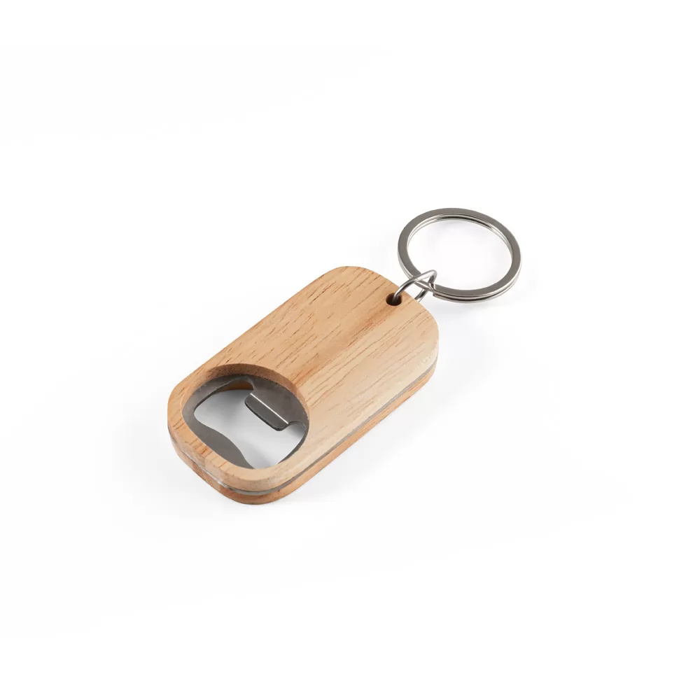 Abridor de garrafas em aço inox e bambu Personalizado Abridor de garrafas em aço inox e bambu Personalizado