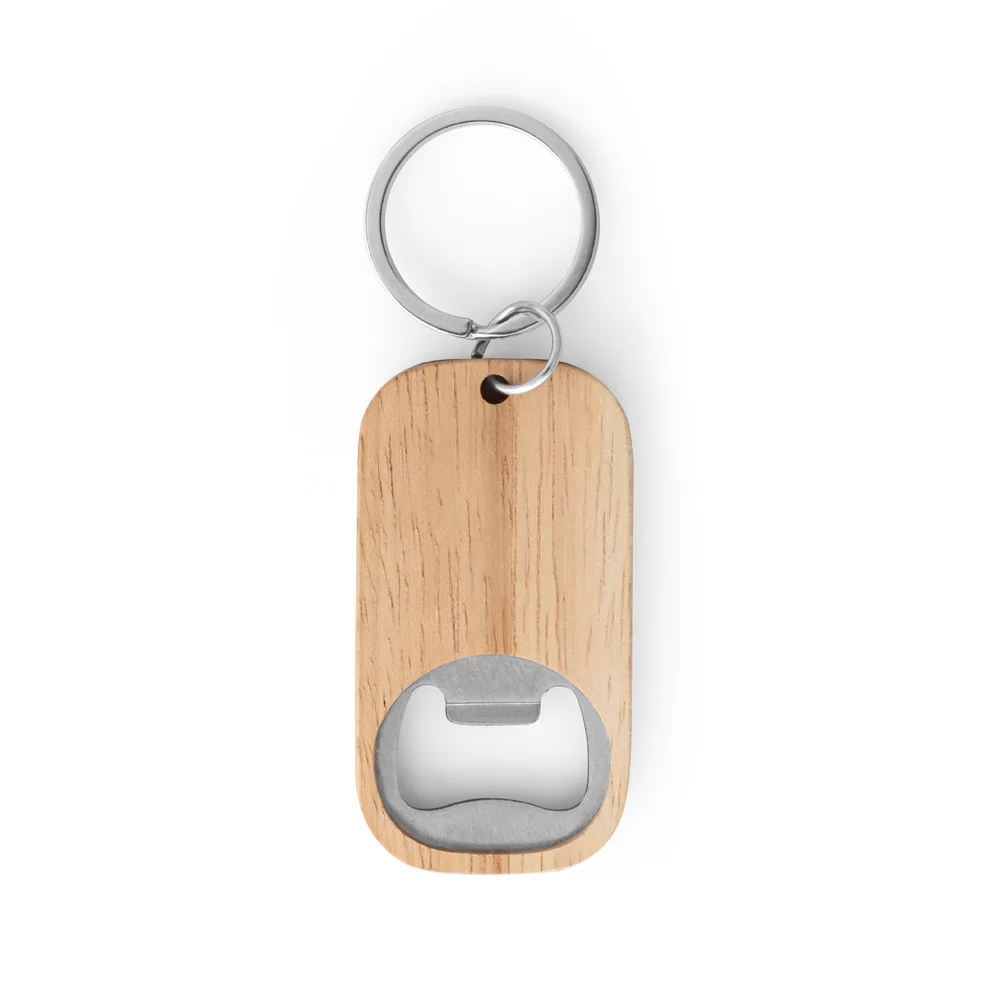 Abridor de garrafas em aço inox e bambu Personalizado Abridor de garrafas em aço inox e bambu Personalizado