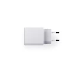 Adaptador de Cabos com duas Portas USB em ABS Reciclado Personalizado Adaptador de Cabos com duas Portas USB em ABS Reciclado Personalizado