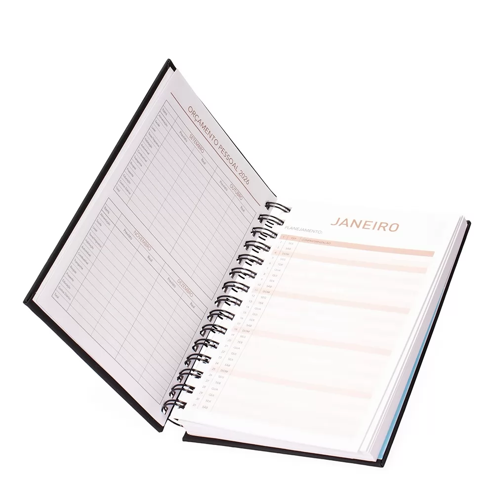 Agenda 2026 Emborrachada Personalizada