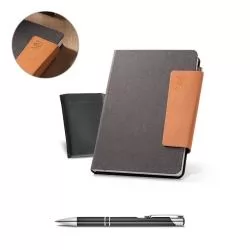 Agenda A5 Em Pele 58% Reciclada Personalizada  Agenda A5 Em Pele 58% Reciclada Personalizada