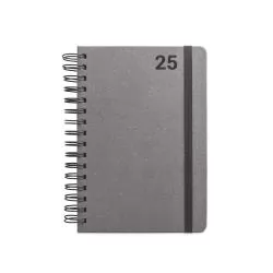 Agenda A5 Wire-o em Pele Reciclada Personalizada Agenda A5 Wire-o em Pele Reciclada Personalizada