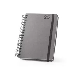 Agenda A5 Wire-o em Pele Reciclada Personalizada Agenda A5 Wire-o em Pele Reciclada Personalizada