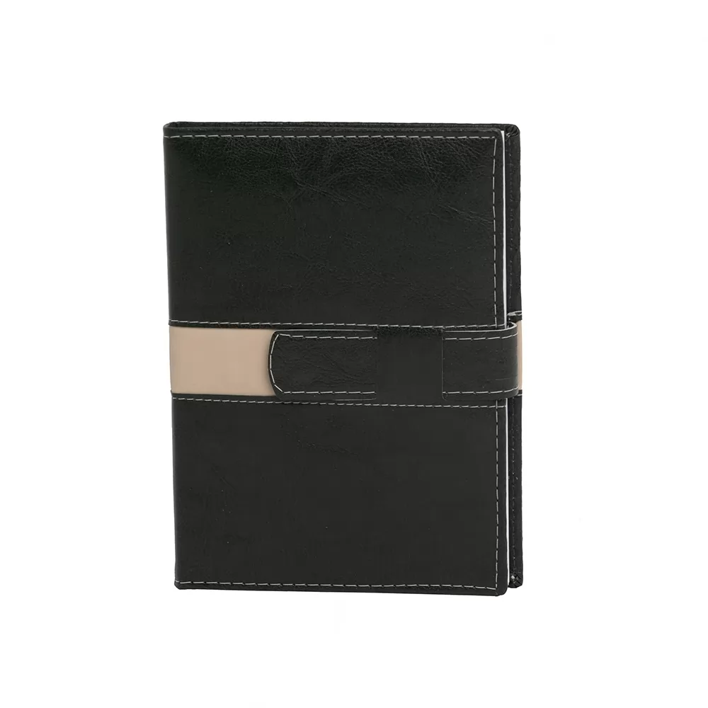 Agenda Diária 2026 com Fecho e Suporte pra Caneta Personalizada