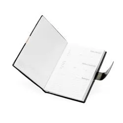 Agenda Diária 2026 com Fecho e Suporte pra Caneta Personalizada Agenda Diária 2026 com Fecho e Suporte pra Caneta Personalizada