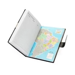 Agenda Diária 2026 com Fecho e Suporte pra Caneta Personalizada Agenda Diária 2026 com Fecho e Suporte pra Caneta Personalizada