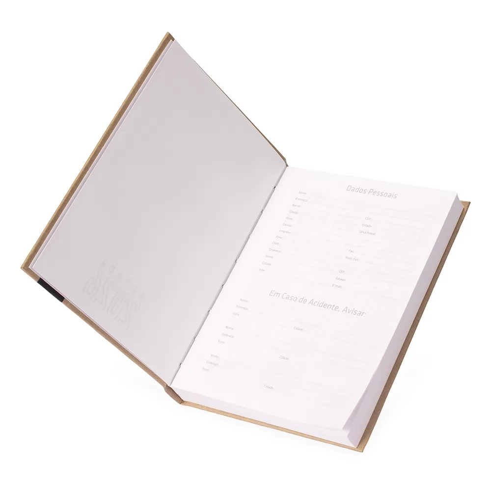 Agenda Diária 2026 Pequena Personalizada