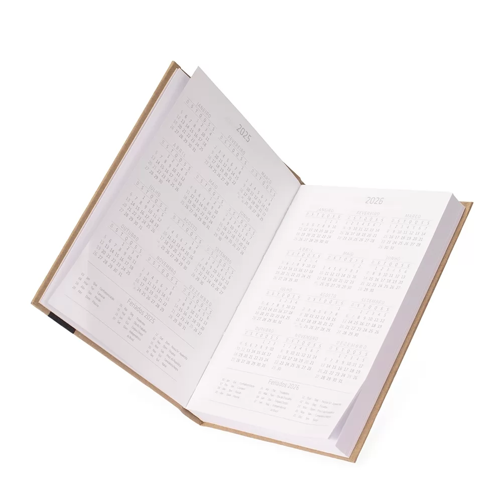 Agenda Diária 2026 Pequena Personalizada