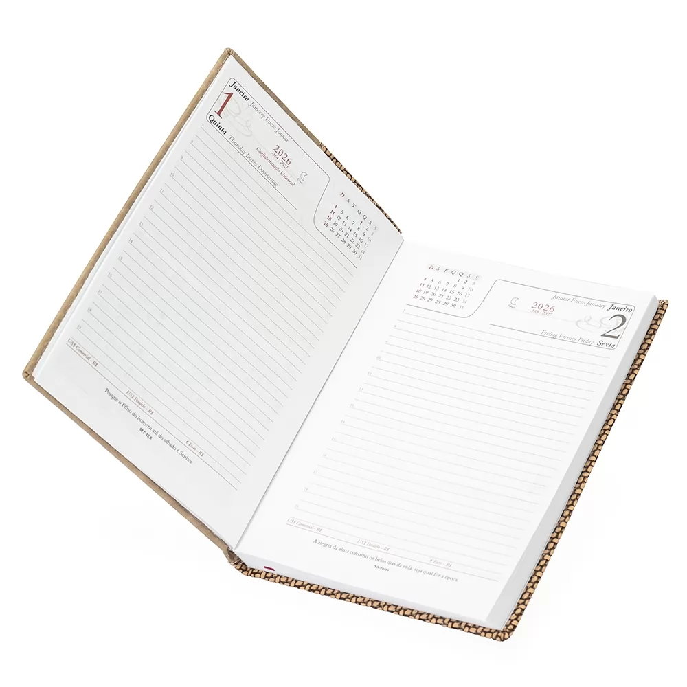 Agenda Diária 2026 Personalizada