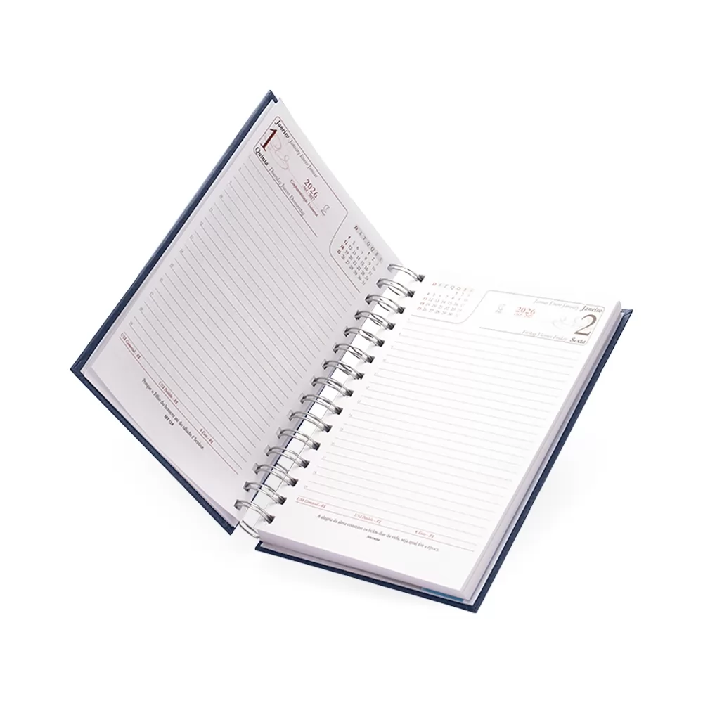 Agenda Diária 2026 Personalizada