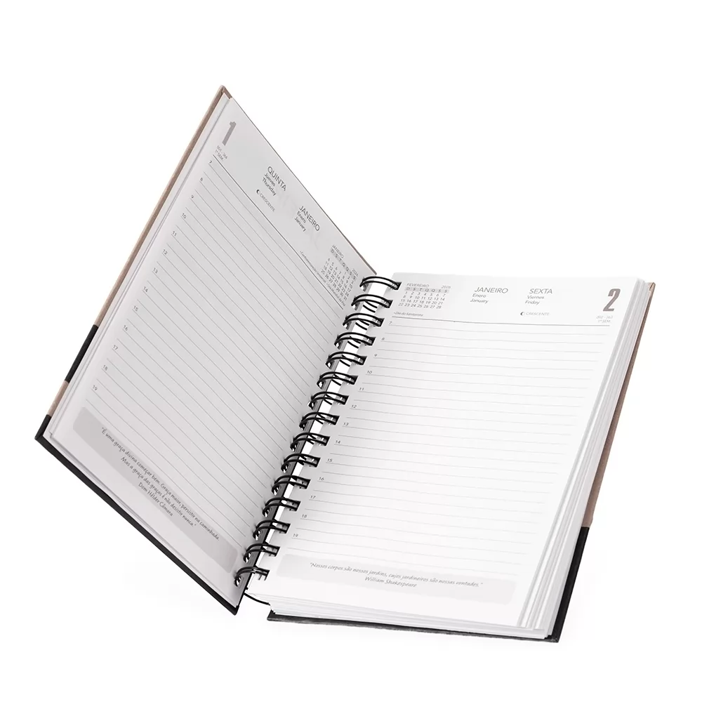 Agenda Diária 2026 Personalizada