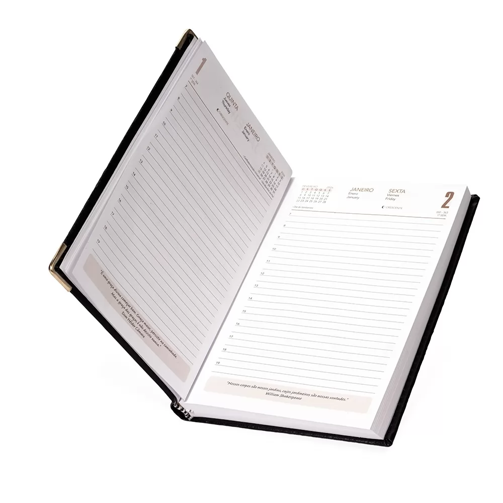 Agenda Diária 2026 Personalizada
