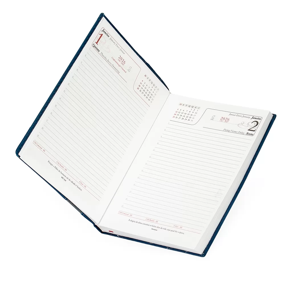 Agenda Diária 2026 Personalizada