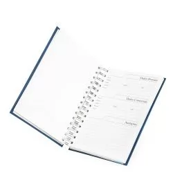 Agenda Diária 2026 Wire-o Personalizada Agenda Diária 2026 Wire-o Personalizada