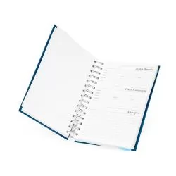 Agenda diária 2026 Wire-o Personalizada Agenda diária 2026 Wire-o Personalizada