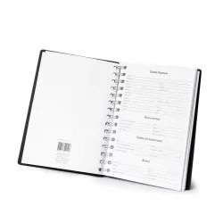 Agenda Diária Wire-o Personalizada