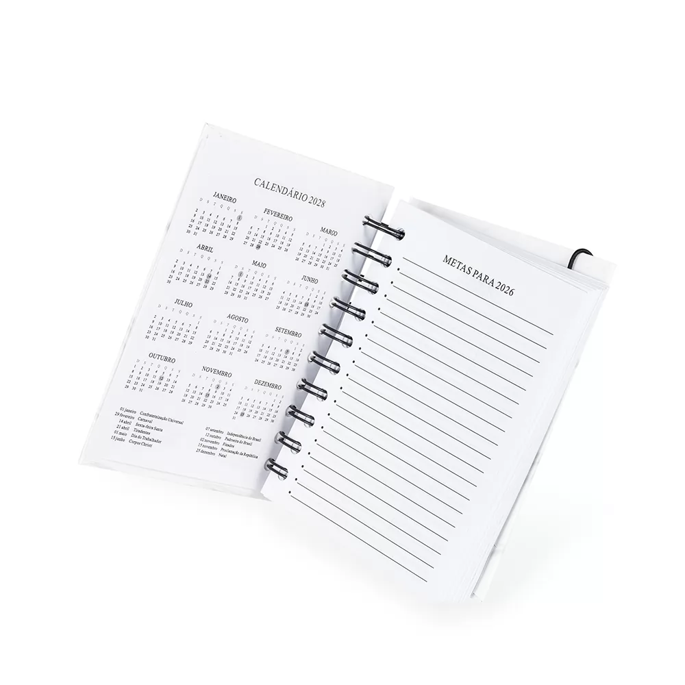 Agenda Diária Wire-O Personalizada