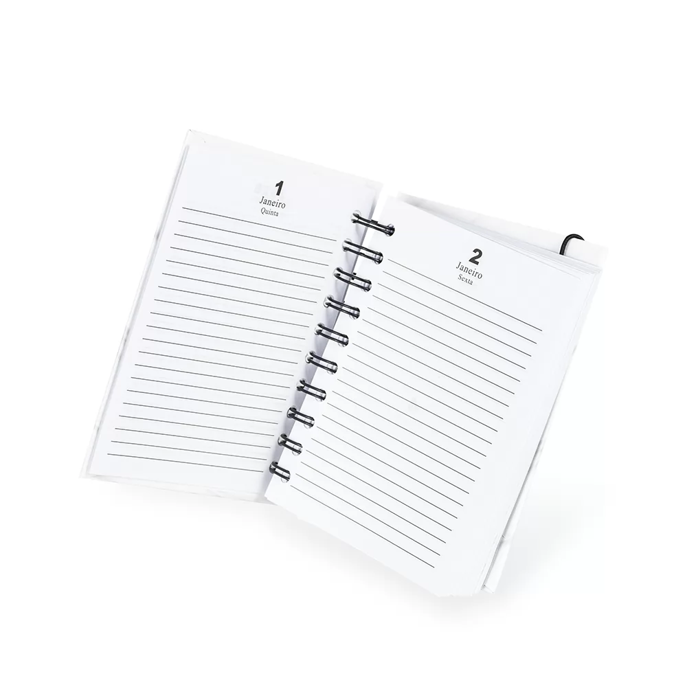 Agenda Diária Wire-O Personalizada