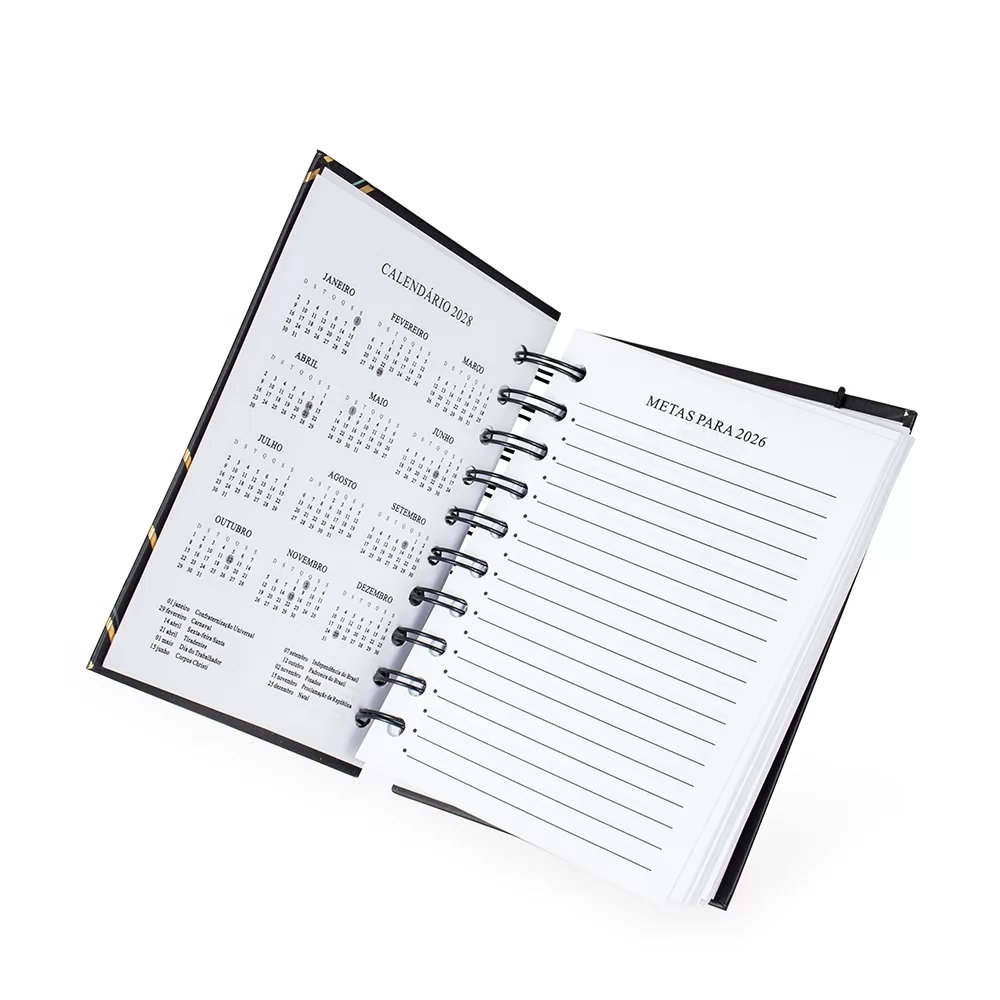 Agenda Diária Wire-O Personalizada