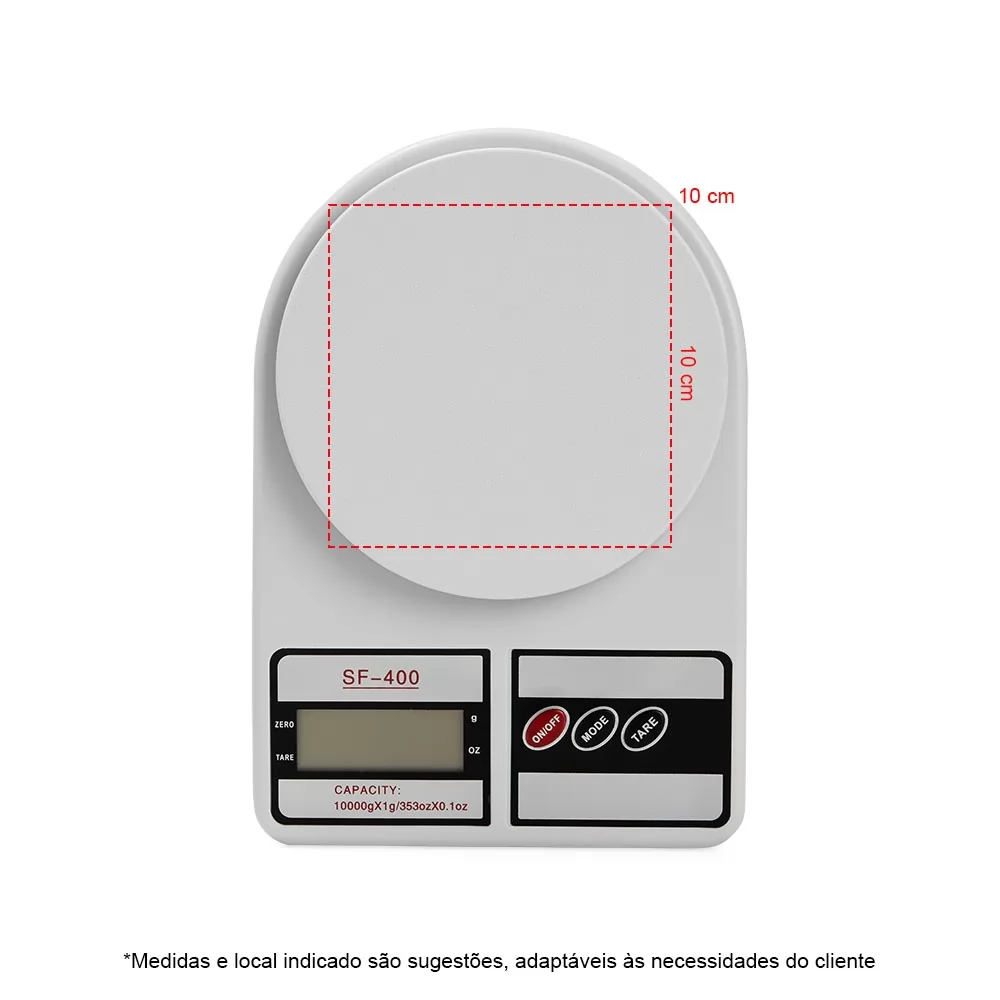 Balança Digital para Cozinha Personalizada Balança Digital para Cozinha Personalizada