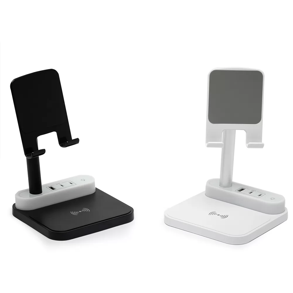 Base de Carregamento com Suporte Celular e Luminária Personalizado Base de Carregamento com Suporte Celular e Luminária Personalizado