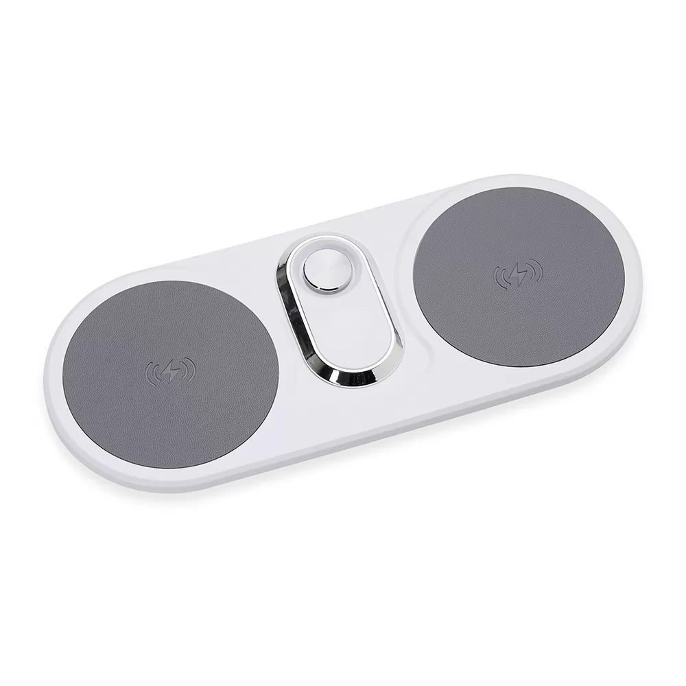 Base Dual Indução para Celulares e Iwatch Personalizado Base Dual Indução para Celulares e Iwatch Personalizado