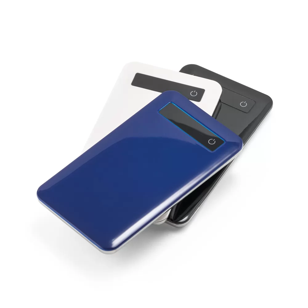 Bateria portátil com ecrã touch e indicador de carga 4.000 mAh Personalizada Bateria portátil com ecrã touch e indicador de carga 4.000 mAh Personalizada