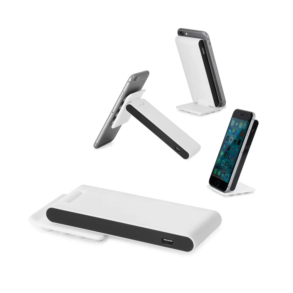 Bateria portátil com Porta Celular 4000 mAh Personalizada Bateria portátil com Porta Celular 4000 mAh Personalizada