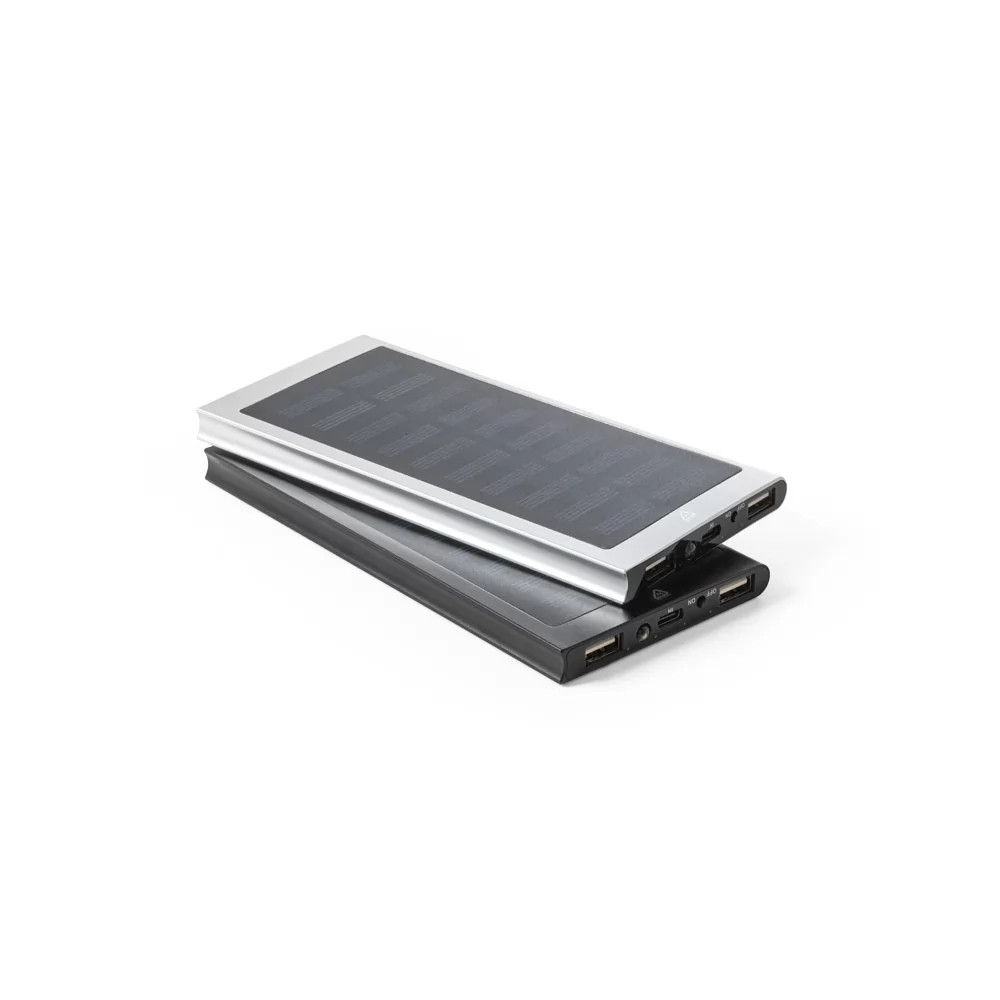 Bateria portátil em 100% alumínio reciclado 8.000 mAh Personalizada Bateria portátil em 100% alumínio reciclado 8.000 mAh Personalizada