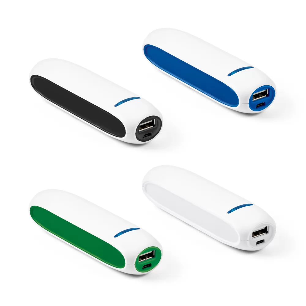 Bateria portátil em ABS 1.500 mAh Personalizada