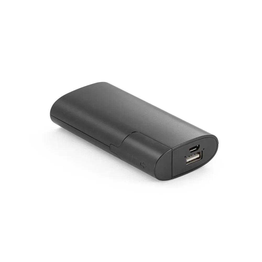 Bateria portátil em ABS com bateria polímero de lítio 4.000 mAh Personalizada Bateria portátil em ABS com bateria polímero de lítio 4.000 mAh Personalizada