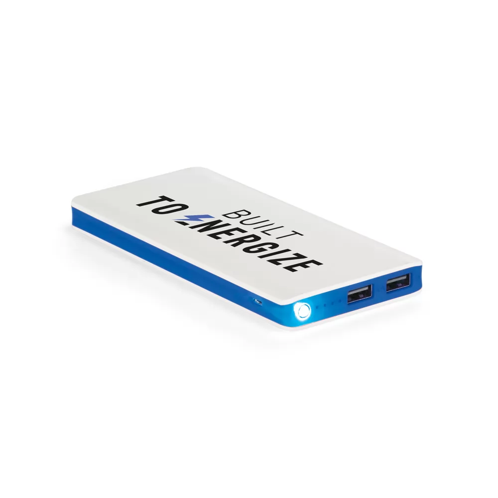 Bateria portátil em ABS com LED 10.000 mAh Personalizada Bateria portátil em ABS com LED 10.000 mAh Personalizada