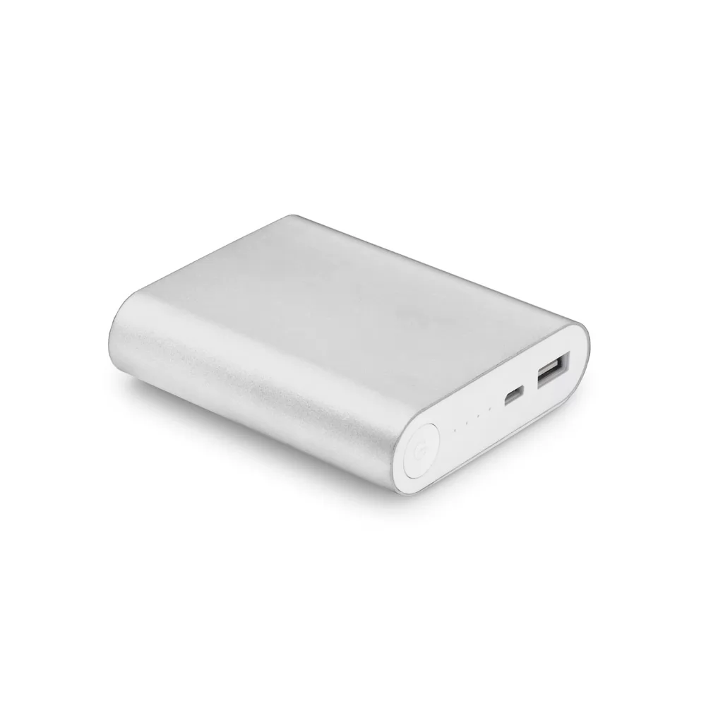 Bateria portátil em alumínio e bateria de lítio 8.000 mAh Personalizada Bateria portátil em alumínio e bateria de lítio 8.000 mAh Personalizada
