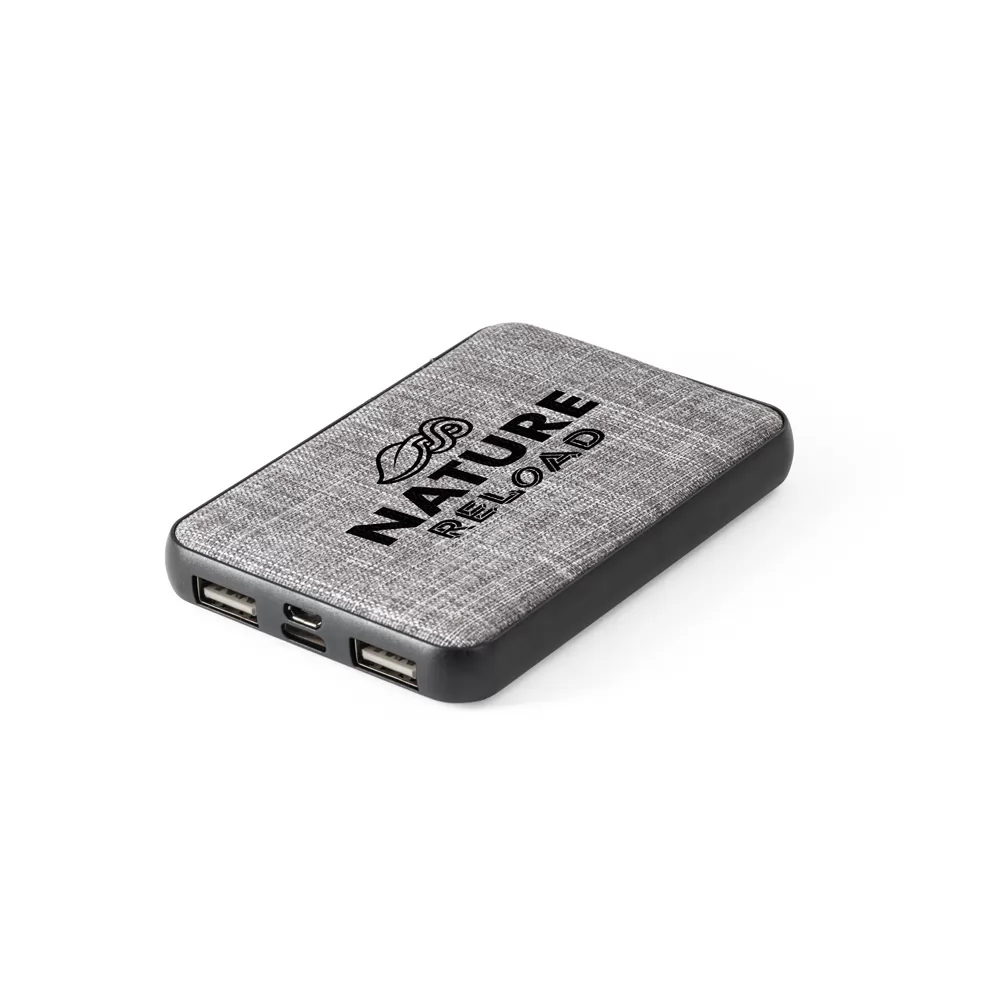 Bateria portátil em PET (100% rPET) Personalizada Bateria portátil em PET (100% rPET) Personalizada