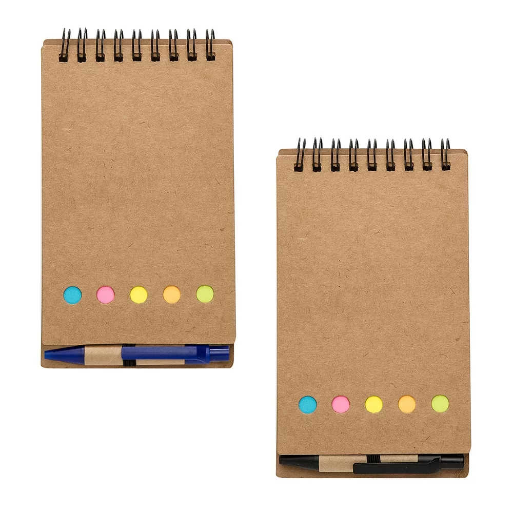 Bloco de Anotações com Caneta e Post-it Personalizado Bloco de Anotações com Caneta e Post-it Personalizado