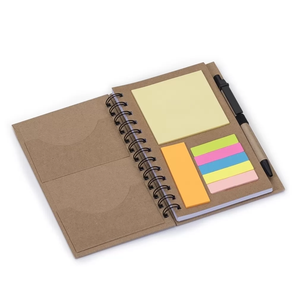 Bloco de Anotações com Caneta e Post-it Personalizado Bloco de Anotações com Caneta e Post-it Personalizado