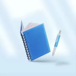 Bloco de anotações com caneta Personalizado Bloco de anotações com caneta Personalizado