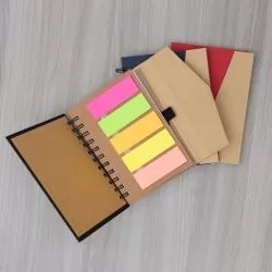 Bloco de Anotações Ecológica com Autoadesivos Personalizado Bloco de Anotações Ecológica com Autoadesivos Personalizado