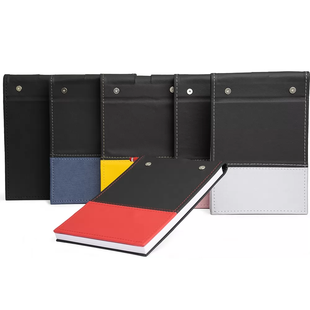 Bloco de Anotações em Couro Sintético e Porta Caneta Personalizado Bloco de Anotações em Couro Sintético e Porta Caneta Personalizado