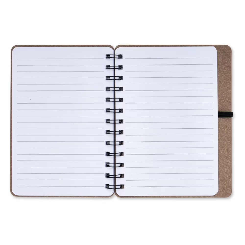 Bloco de Anotações Kraft B6 com Porta Caneta Personalizado Bloco de Anotações Kraft B6 com Porta Caneta Personalizado