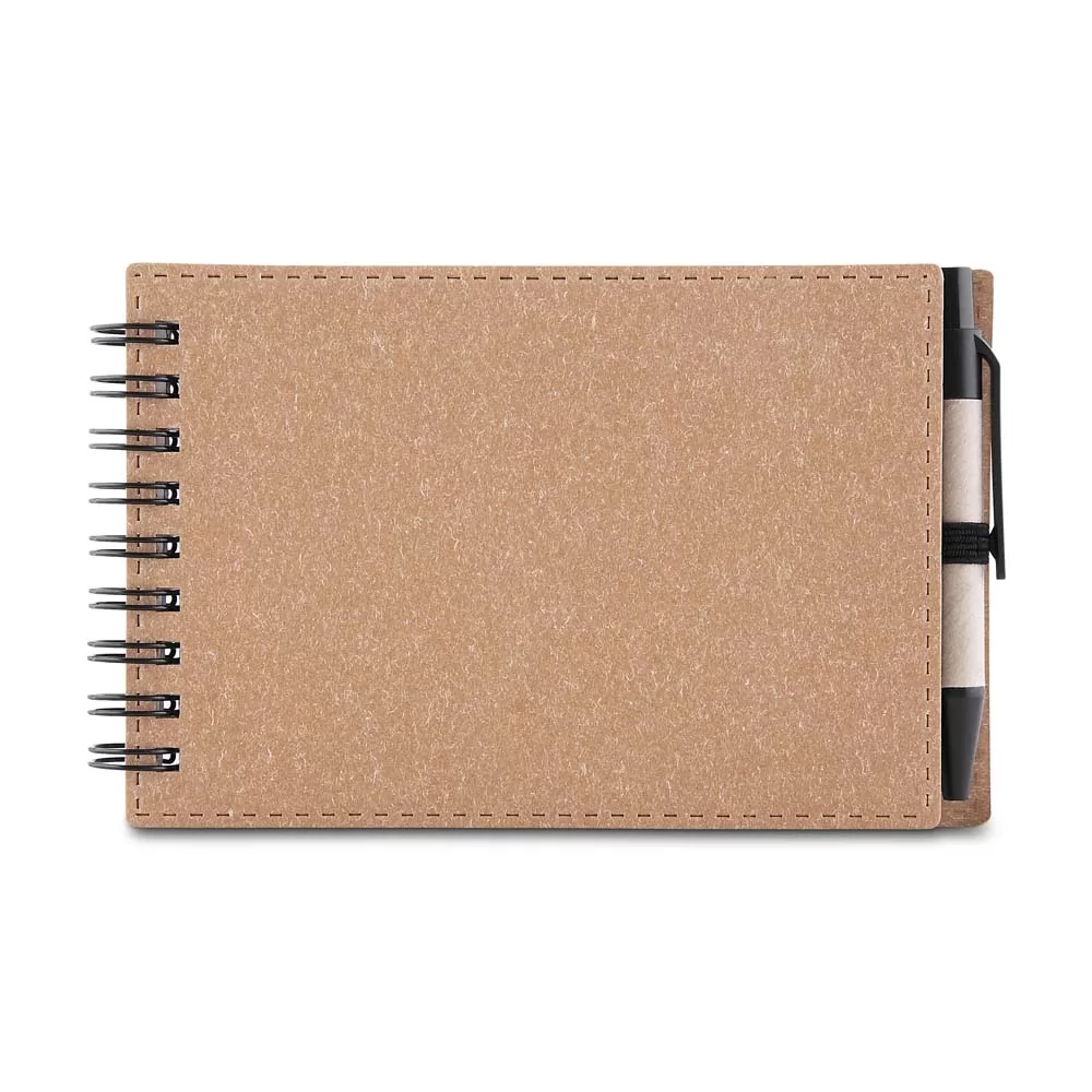 Bloco de Anotações Papelão com Caneta Personalizado Bloco de Anotações Papelão com Caneta Personalizado