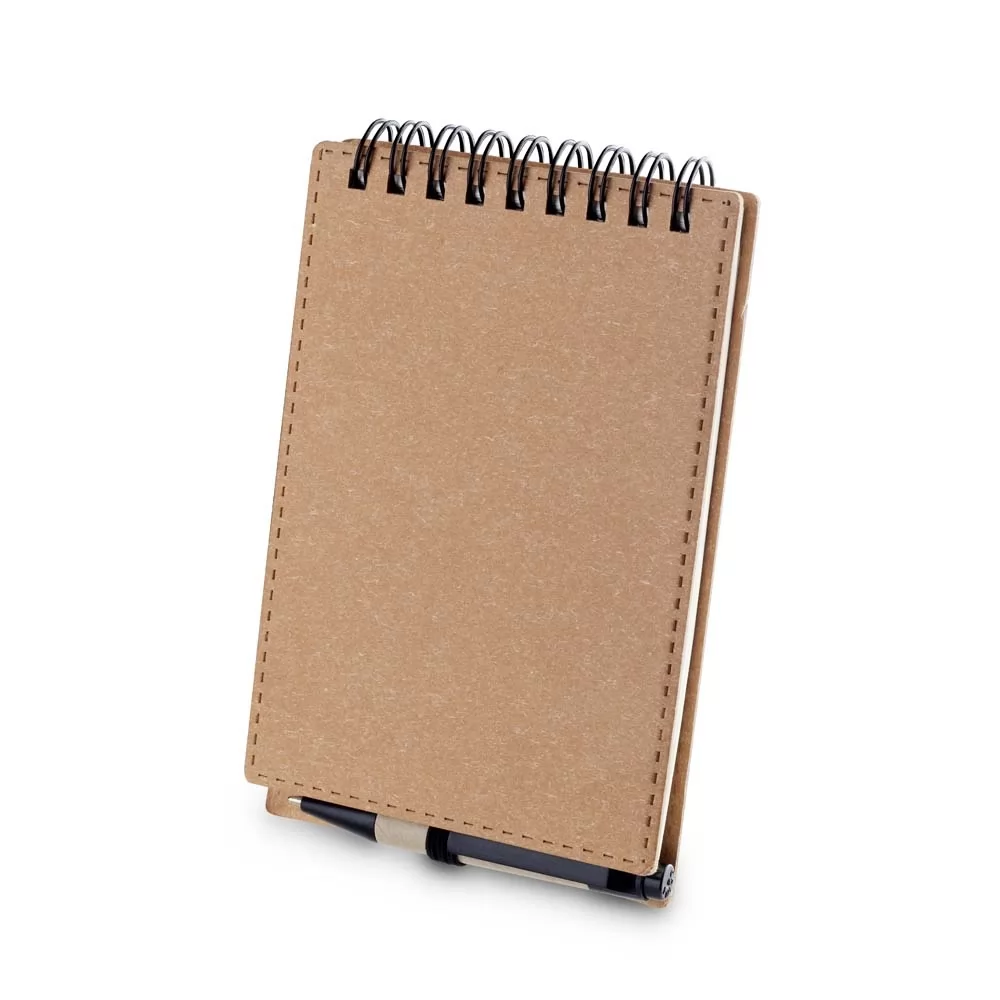 Bloco de Anotações Papelão com Caneta Personalizado Bloco de Anotações Papelão com Caneta Personalizado