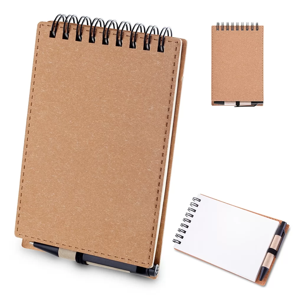 Bloco de Anotações Papelão com Caneta Personalizado Bloco de Anotações Papelão com Caneta Personalizado