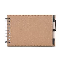Bloco de Anotações Papelão com Caneta Personalizado Bloco de Anotações Papelão com Caneta Personalizado