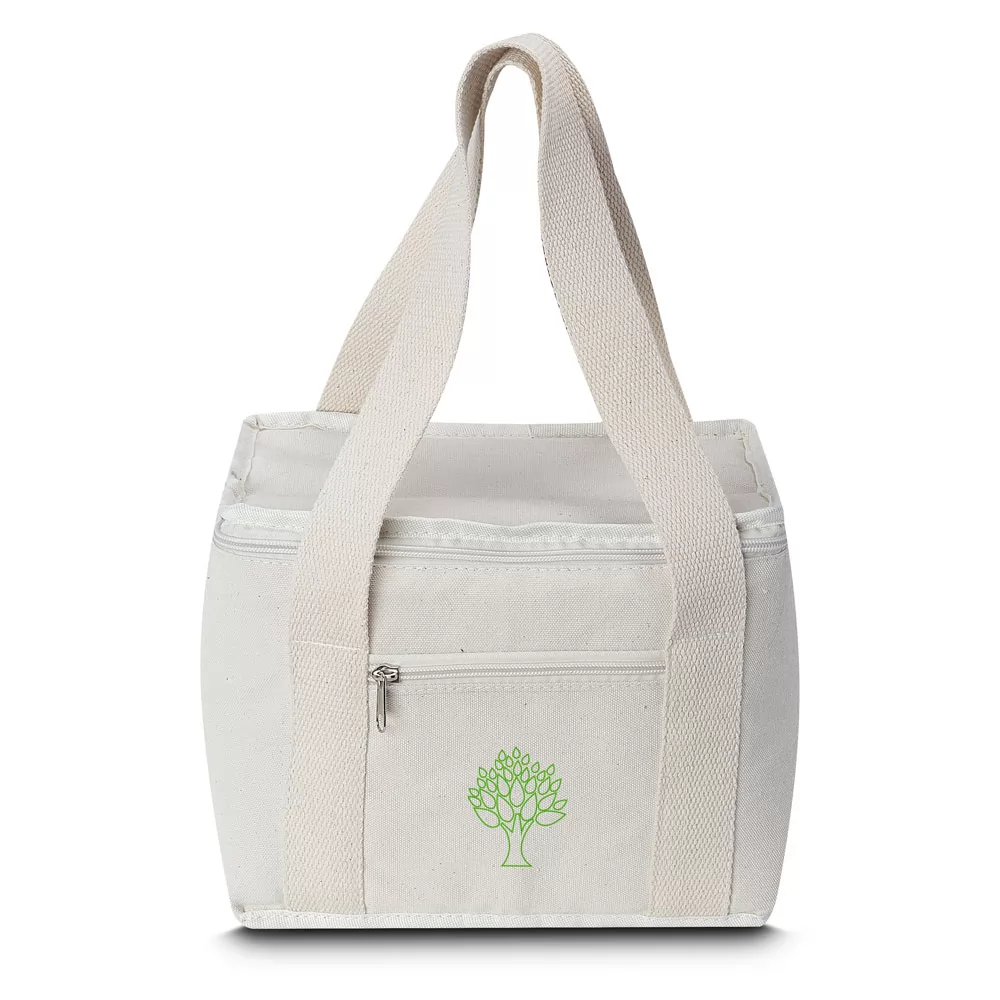 Bolsa Térmica de Algodão Cru Personalizada