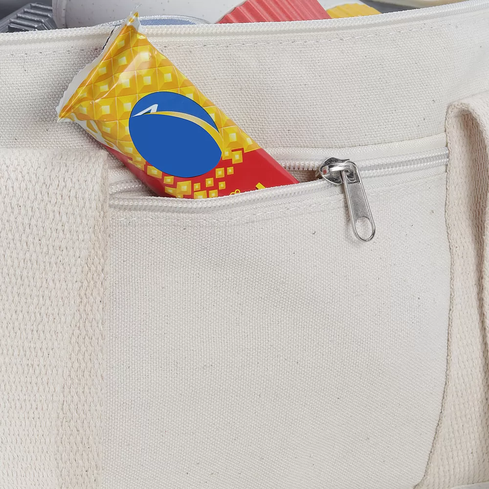 Bolsa Térmica de Algodão Cru Personalizada