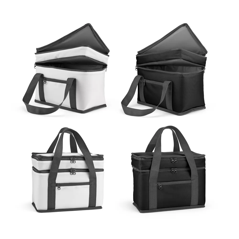 Bolsa térmica em 600D poliéster reciclado (100% rPET) Personalizada Bolsa térmica em 600D poliéster reciclado (100% rPET) Personalizada