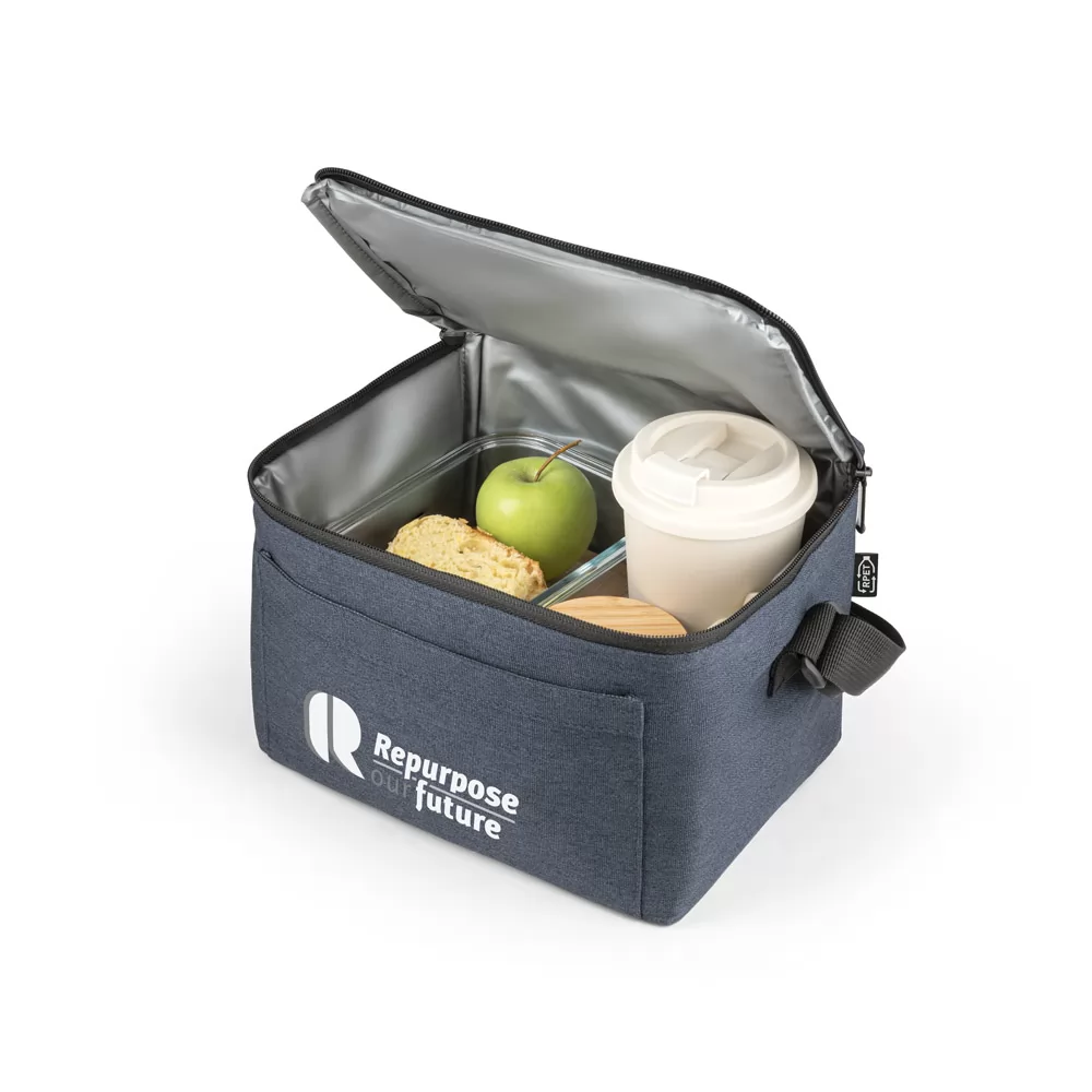 Bolsa térmica rPET om interior em PEVA Personalizada Bolsa térmica rPET om interior em PEVA Personalizada