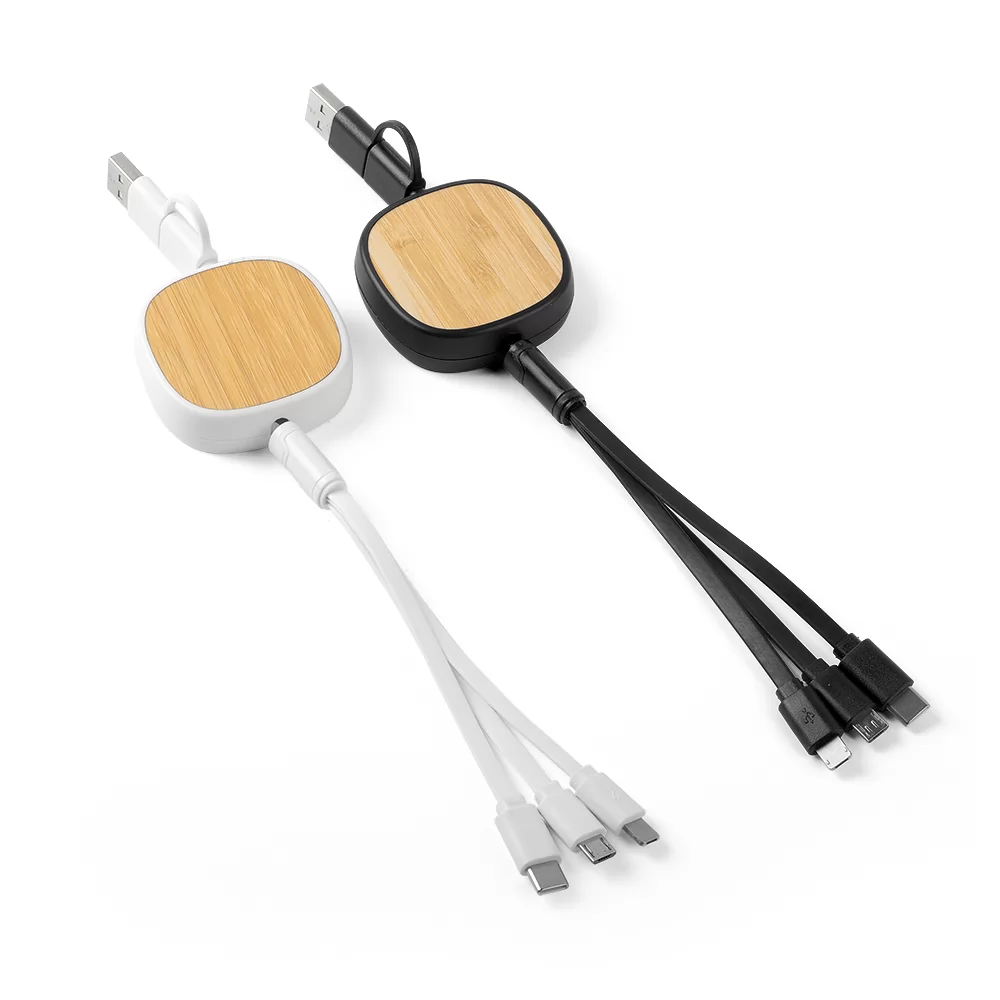 Cabo USB Rápido Multifuncional Personalizado Cabo USB Rápido Multifuncional Personalizado