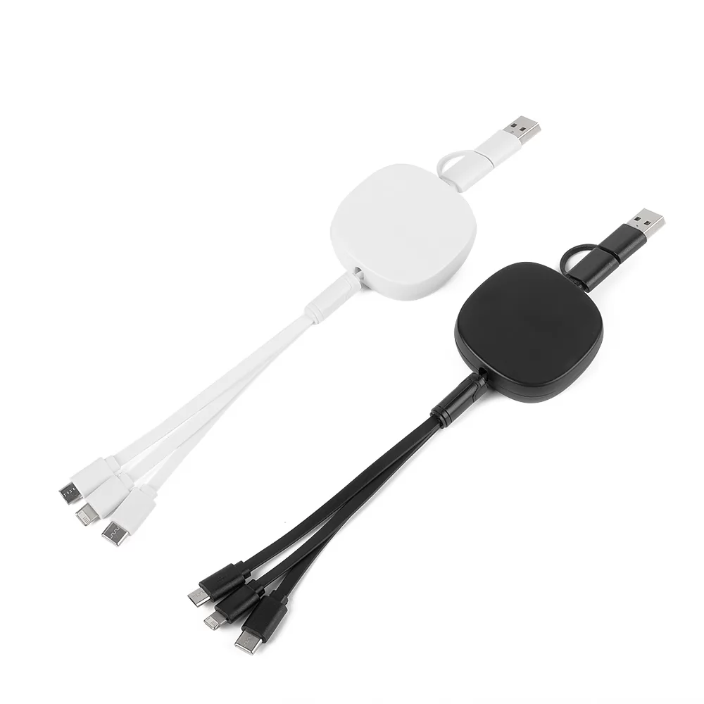 Cabo USB Rápido Multifuncional Personalizado Cabo USB Rápido Multifuncional Personalizado